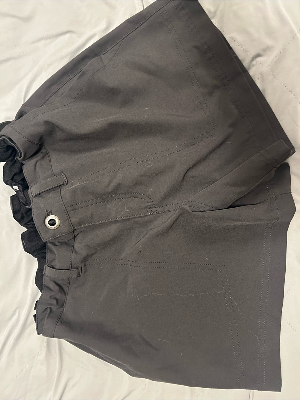 Patagonia Women's Charcoal Elastic-Waist Shorts